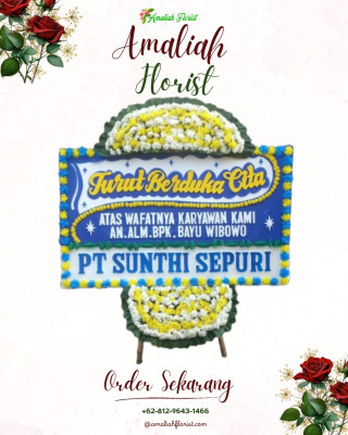 Papan Bunga Duka di Janah Mansiwui