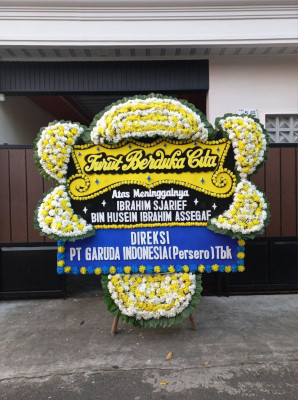 Papan Bunga Duka di Janah Mansiwui